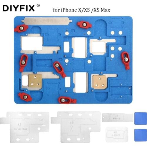 DIYFIX Mobile Phone Repair Board PCB Holder For iPhone X/XS/XS Max For A11 CUP Degumming Logic Board Chip Fixture DIY Hand Tool