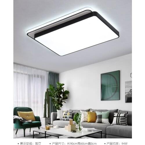 Personality Nordic Led Plafon Lamp Simple Modern Ceiling Light Living Room Bedroom Restaurant Study Dimming Ceiling Lamp