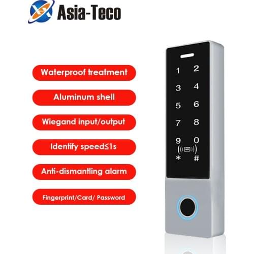 IP68 Waterproof New Metal Fingerprint Standalone Door Access Control System W/ 125Khz RFID Card Reader 2000 user