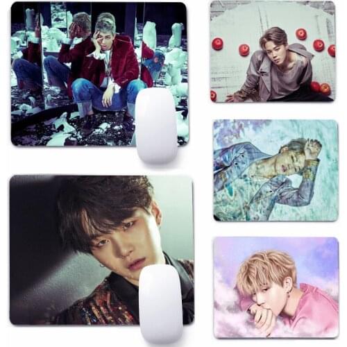 Jimin Suga Mouse Pad Deskpad Gaming Writing Desk Mat Keyboard Mats For Office Home Computer Mousepad