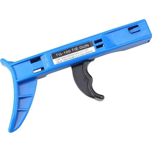 COLORS Cable Tie Gun Hand Tools TG-100 For Nylon Cable Ties gun pliers Fastening Tensioning Tool The Clamp Band When Trimming