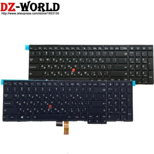 New/Orig Hebrew Israel Keyboard for Thinkpad T540P W540 W541 T550 W550S T560 P50S L540 L560 Teclado No Backlit 04Y2362 04Y2440