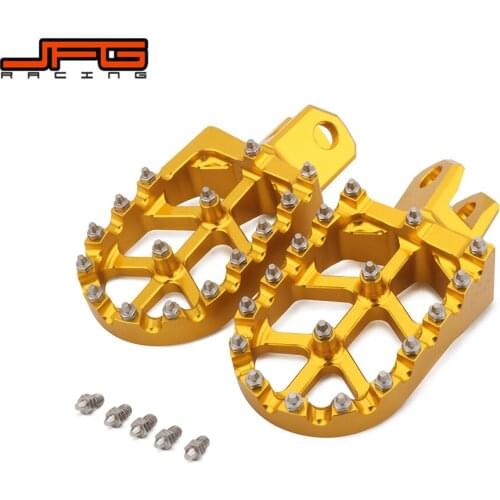 Motorcycle Foot Pegs FootRest Footpeg Pedal For SUZUKI RM125 RM250 RMX250S RMX250R DRZ400 DRZ400E DRZ400S DRZ400SM KLX400R KX500