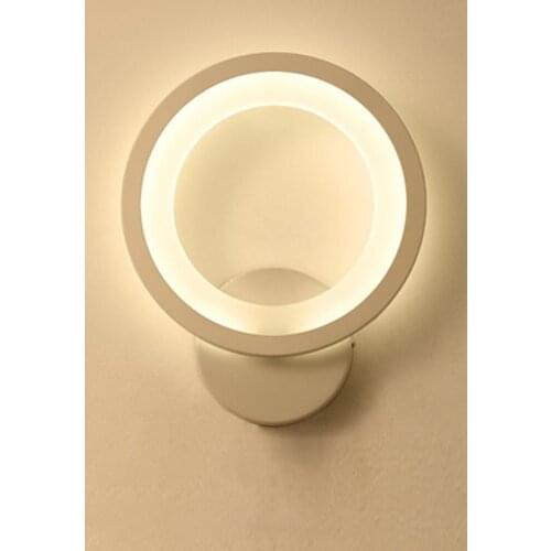 New Round Wall Mount Light Vintage Wall Sconces Lighting LEDs Wall Lamp Light for Bedside Corridor Bedroom Living Room Hallway