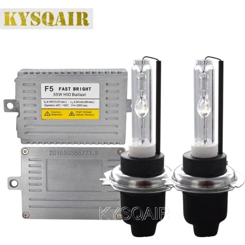 Original Cnlight DLT HID Headlight Kit 55W Fast Bright HID Ballast Reactor 4300K 5000K 6000K Cnlight H7 H11 D2H H1 HID Bulb Kit