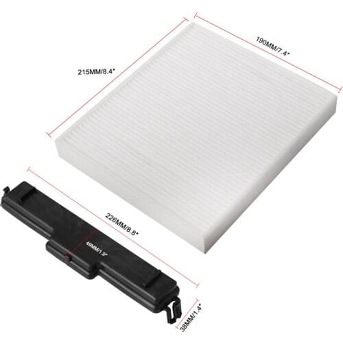 1 Set Car Cabin Air Filter Air Conditioning Freshener Cleaning Cover Trim Kit For Dodge Ram 1500 2500 3500 Jeep Chrysler 2016-18