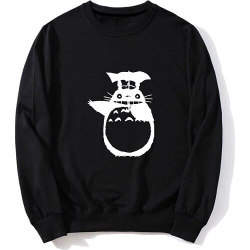 Hot Cartoon Movie Tonari no Totoro Hoodies Colorful Sweatshirt O-neck Casual Fashion Pullovers Tracksuit