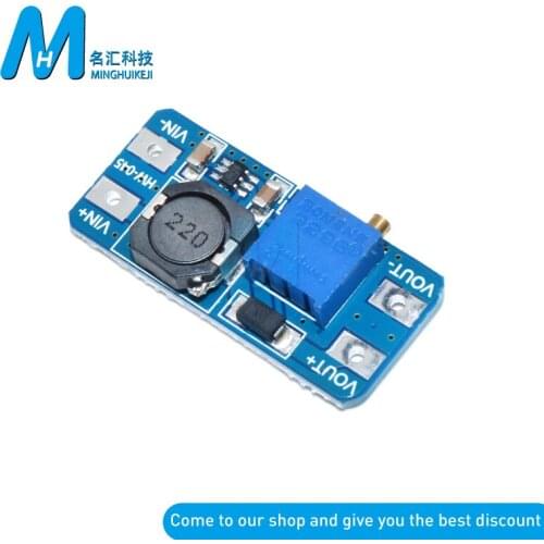 1-5pcs MT3608 DC-DC Step Up Converter Booster Netzteil Modul Boost-Step-up Board MAX Ausgang 28V 2A The Input Voltage 2-24V
