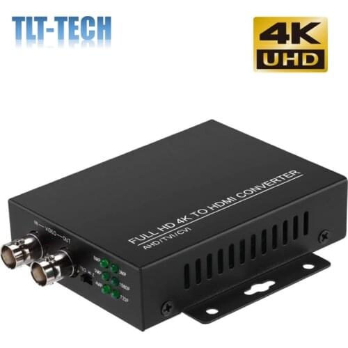 TVI/CVI/AHD to HDMI Converter Adapter Full HD 4K 720P/1080P/3MP/4MP/5MP/8MP BNC to HDMI Video Converter for Monitor HDTV DVRs
