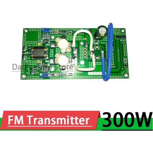 300W RF Power Amplifier FM transmitter Board 75-108MHZ frequency for Campus Rural Broadcasting Ham Radio
