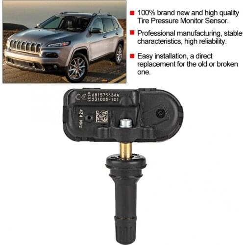 Automobile Tire Pressure Monitor Sensor Replacement Fit for Dodge 68157568AA Tire Pressure Monitor System