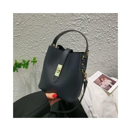 Women stylish small yellow black white bucket crossbody bag for female fashion design mini summer shoulder bag