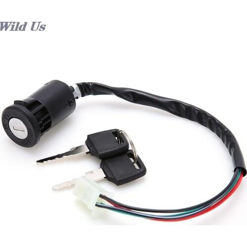 1set Universal Ignition Key Switch Lock 4 Wires For Motorcycle Motor Scooters motorcycle