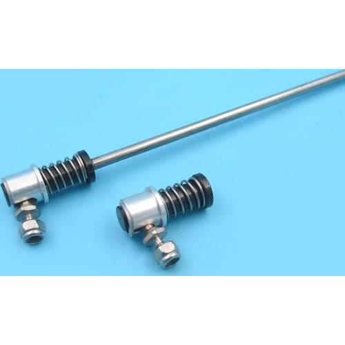 1PC Pushrod Linkage Stopper Servo Connectors Adjustable Pull-rod Adjuster+3mm Tie Rod for RC Model Boats Spare Parts