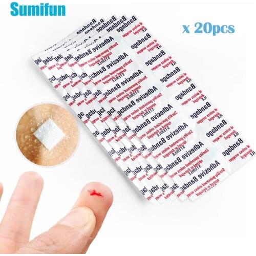 10/20Pcs Band-Aids Waterproof Breathable Cushion Adhesive Plaster Wound Hemostasis Sticker Band First Aid Bandage Transparent