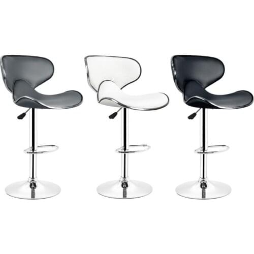 2Pcs/set Adjusted Rotatable Kitchen Bar Stool Butterfly Backrest Bar Chair Bar Stools Modern Bar Chairs HWC