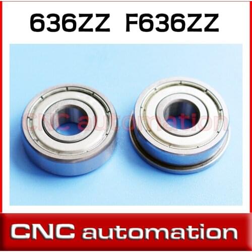 40pcs 636 ZZ Miniature Bearings ball Mini bearing 6x22x7 6*22*7 mm 636ZZ 2Z radial shaft