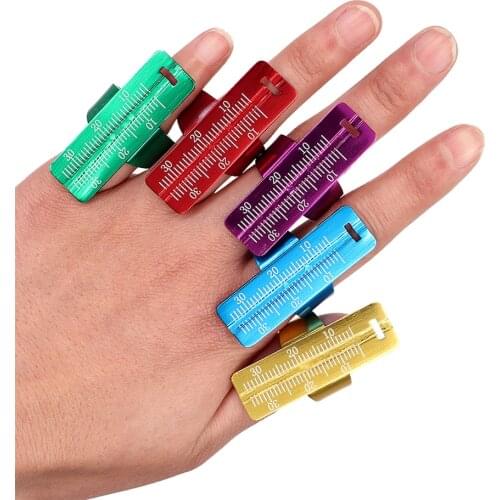 5 pcs Gauge Finger Ruler Span Measure Scale Oral Dental Endodontic Therapy Tools Root Canal File Ruler Measuring Tool Dentist