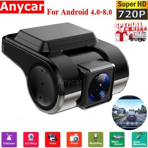 Car Dvr 720P Dash Cam Video Recorder Dashcam Dash ADAS Camera Car USB DVR ADAS android Car recorder Night Version Auto Recorder