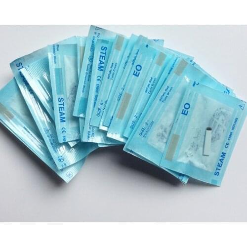 Free Shipping 20pcs U Shape 16 pins Blades with Silicone Cups for Professional Tebori Microblading Eyebrow Line Manual Pen