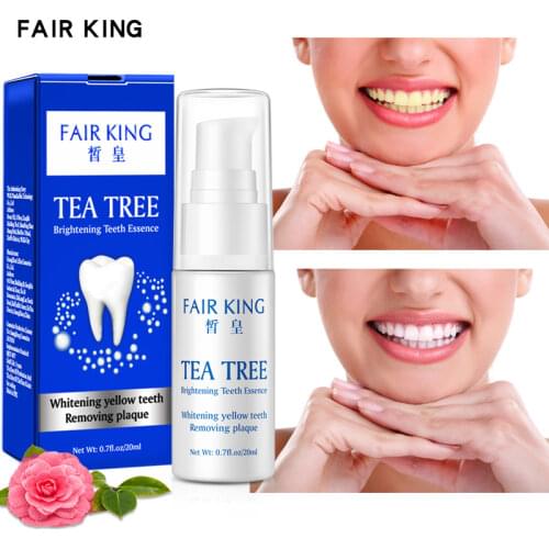 Tea Tree Teeth Whitening Essence Powder Oral Hygiene Cleaning Serum Removes Plaque Stains Tooth Bleaching Dental Tool Toothpaste