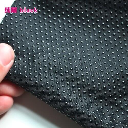 Black Anti-slip Vinyl Non Slip Fabric Rubber Non Skid Rubber Treated Fabric 58" wide Sold By The Yard