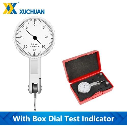 Dial Indicators 0.01mm Gauge Dial Test Indicator Shockproof Dial Indicator Precision Gauge Measuring Tools