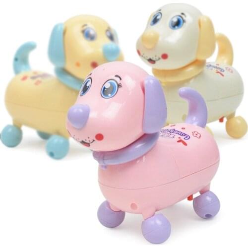 ChildrenS Dog Toy Light Music Electric Walking Puppy Cartoon Flash Crawling Simulation Leash Small Cute Dog Birthday Gift Cute