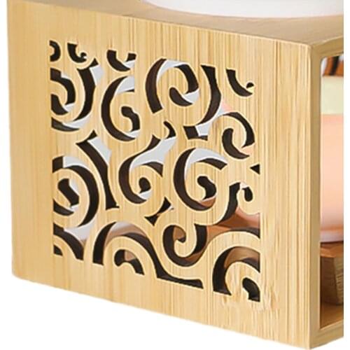 Essential Oil Burner Wax Melt Warmer Candle Tealight Holder Home Yoga Decor