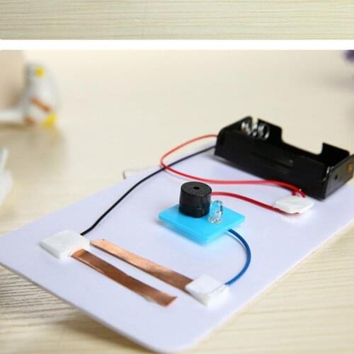 Physics DIY Rain Alarm Model Self-assembling Science Principle Plastic Educational Experiment Toy Kit Children Toys