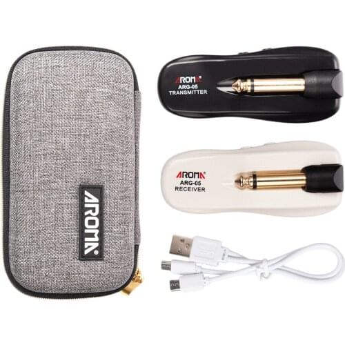 Guitar Wireless Audio Transmission System Receiver Built-in Rechargeable Battery