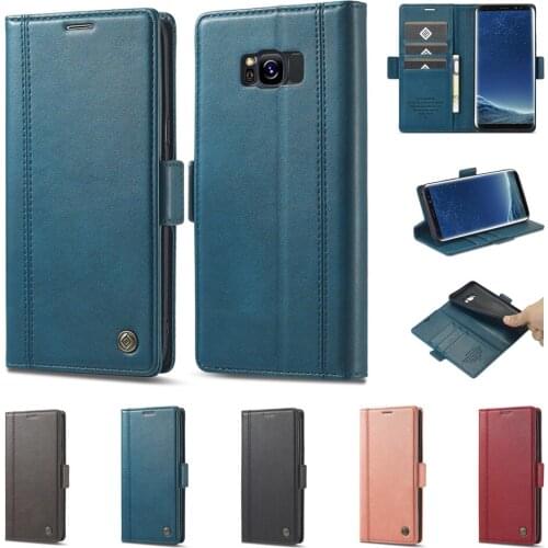 Classic Flip Leather Case for Galaxy A22 A72 A52 A32 A12 A71 A51 A02S Note 20 Ultra S21 FE S20 S10 S9 S8 Plus Coque Wallet Cover