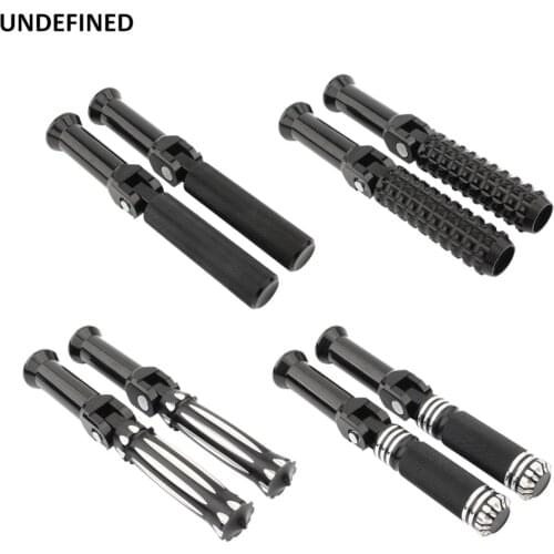 Motorcycle Foot Pegs 4 Style Black Passenger Footrests Support Kit For Harley Softail Slim Fat Boy FXBB Street Bob 2018-2020