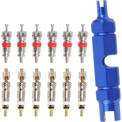 Valve Core Remover Tool Kit Presta Valve Cores Schrader Valve Core for Car