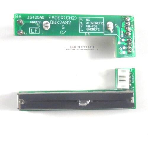2PCS UPGRADE (DWX2682 / DWX2684) Ch2 or Ch4 Fader Assembly for Pioneer DJM 700 ALPS