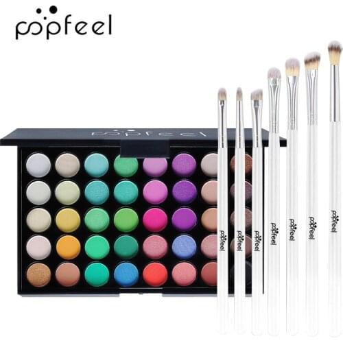 40 Color Matte Eyeshadow Palette Glitter Eye Shadow Waterproof Long Lasting Make Up Pallet Shimmer Fashion Women Beauty Eyes set