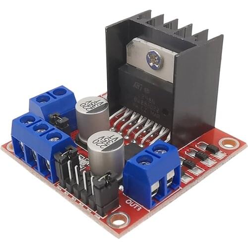 1Pcs L298N L298N Driver Board Module L298 Stepper Motor Smart Car Robot Breadboard Peltier High Power