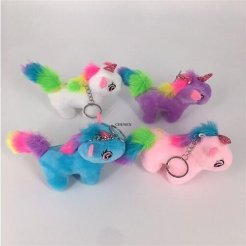 Size 10CM Approx. Horse Toy , Keychain Pendant Plush Stuffed Animal TOY DOLL