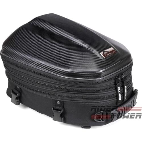 Motorcycle Saddle Bag TailBag Tailbag Rear Pack Backseat Pack Backpack Kit Helmet Bag Waterproof PU Leather 1901 for Ducati 821