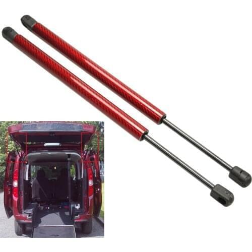 Carbon fiber for FIAT DOBLO (119) MPV 2001- Rear Trunk Tailgate Boot Damper Gas Struts Shock Struts Spring Lift Supports 866MM