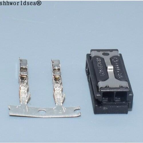 Worldgolden 2 Pin Wire Harness Female Plug Connector Refires Accessories For VW SKODA Audi Warning Sender Parking Aid 4B0 972 62