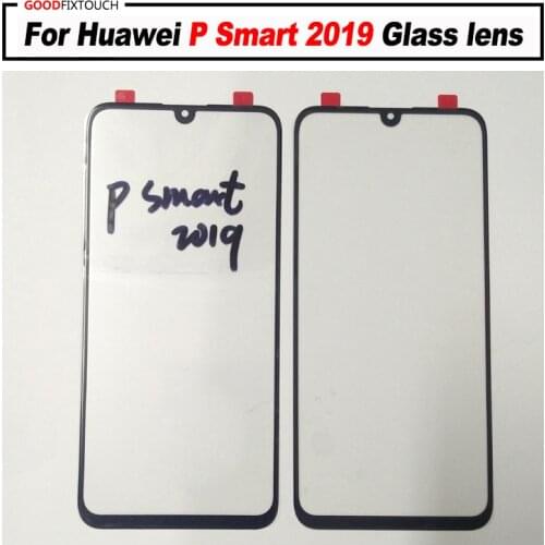 1-10pcs 6.21inch For Huawei P Smart 2019 version Front Glass Touch Screen Top Lens LCD Outer Panel Repair