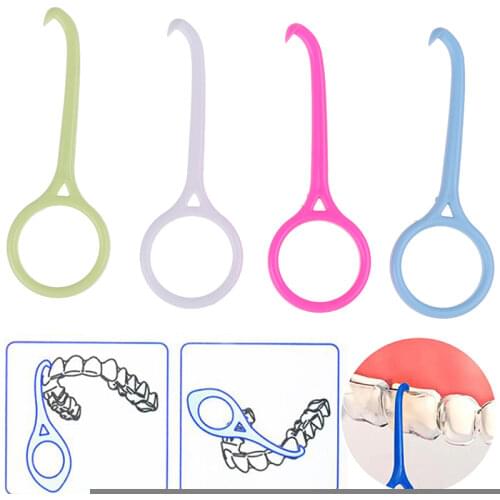 1PC Plastic Orthodontic Aligner Remove Invisible Removable Braces Clear Aligner Removal Tools Dental Tool