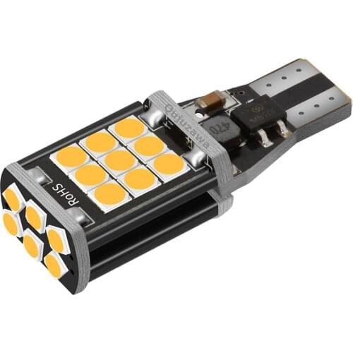 10PCS T15 W16W WY16W Super Bright 3030 LED Car Brake Bulb Turn Signals Auto Reverse Lamp Daytime Running Light Red Yellow White