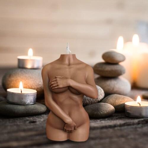 2pcs Sexy Woman Silicone Body Molds,thick Female Body,curvy Figure 3d Moulds For Making Diy Soap,candle, Chocolate, Plaster