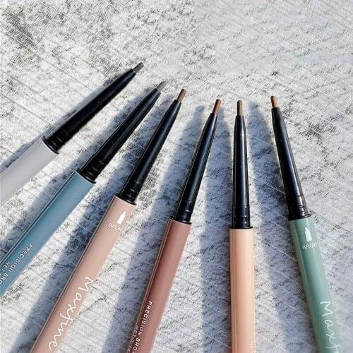 5-Color Eye Makeup Ultra-Fine Eyebrow Pencil Long Lasting Waterproof Natural Blonde Brown Liquid Eye Brow Pen Cosmetics