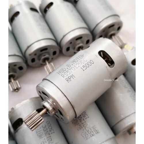 65W 570 DC 6V 12V motor High power drive Baby motorcycle Parts 15000rpm 30000rpm 35000rpm Electric toy motor