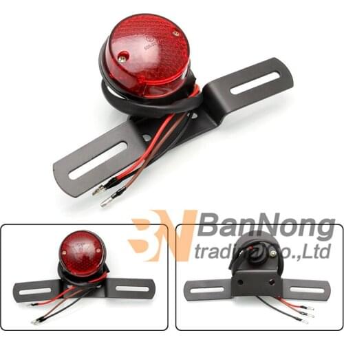 Free Shipping Motorcycle Retro style Taillight Rear Lamp For Harley Chopper For Honda Shadow 400 750 Magna 250 750 Steed 400 600