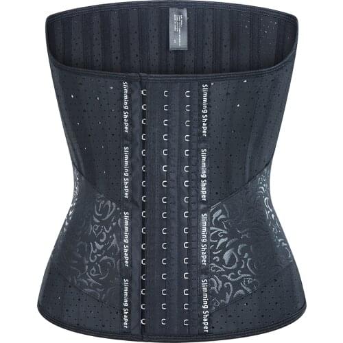 Waist Trainer Corsets Latex gaine ventre Steel slimming underwear body Shaper women Bustiers colombian girdles