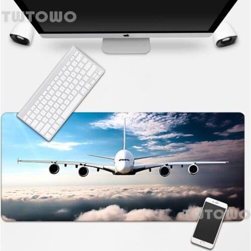 Airplane Mouse Pad Mousepad Gaming MousePads MousePad Mouse Mat Desk Mat Gamer Natural Rubber New Hot Sell Office Carpet